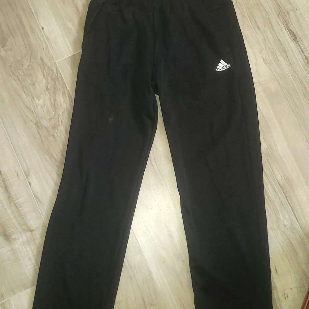 Black climb a warm Adidas size medium track pants.